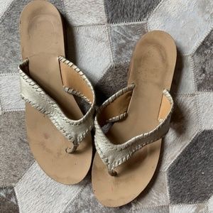 Jack Rogers Megan Leather Tan Sandal